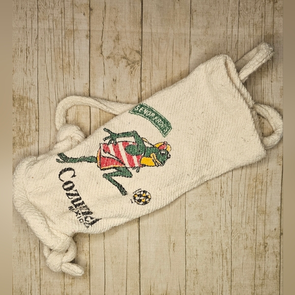 Handbags - [Vintage Cozumel Mexico] Drink/Bottle Bag w/Backpack Straps